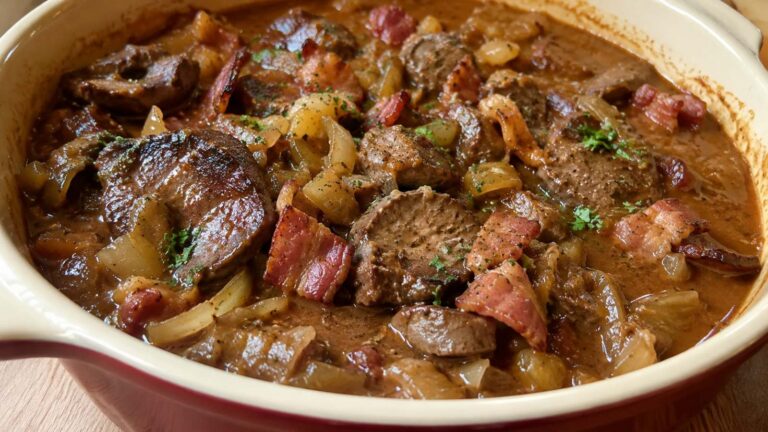 Delia Smith Liver and Bacon Casserole Recipe